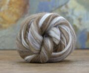 Humbug Shetland Wool Roving 100g