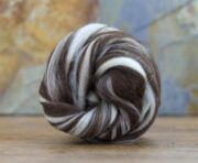 Humbug Corriedale Wool Roving 100g