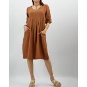 Luca Vanucci Linen Dress - Ginger