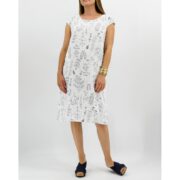 Luca Vanucci Leaves Of Verona Linen Dress