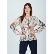 Luca Vanucci Pretty Fiori Linen Jacket