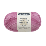 Patonyle Merino Ombre 4 Ply - Heritage Roses 3336