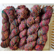 Recycled Sari Silk Yarn - #04