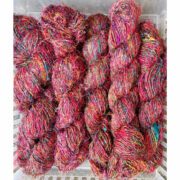 Recycled Sari Silk Yarn - #02