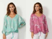 Caju Cotton Hem Tie Top