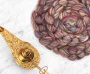 Shetland Wool & Nylon Roving - Marrakesh