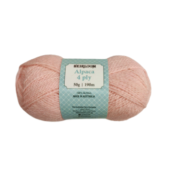 Heirloom Alpaca 4 Ply 50g - Rose Quartz 6977