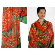 Merino Wool Scarf Firewheel