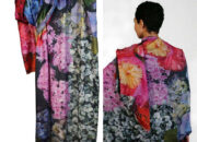 Merino Wool Floral Shawl