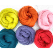 The Flower Fields Collection Shetland Wool Roving Mixed Pack 150g