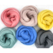 The Scandinavian Collection Corriedale Wool Roving Mixed Pack 150g
