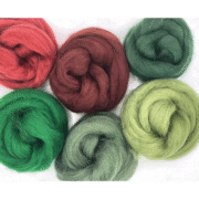 The Woodland Collection Shetland Wool Roving Mixed Pack 150g