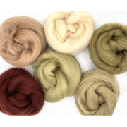 The Earth Collection Shetland Wool Roving Mixed Pack 150g