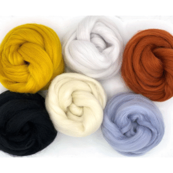 The Zen Collection Corriedale Wool Roving Mixed Pack 150g