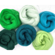 The Botanical Collection Corriedale Wool Roving Mixed Pack 150g