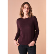 Uimi Merino Wool Phoebe Top - Raisin