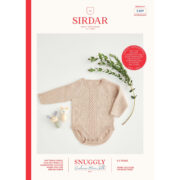 Sirdar 4 ply Bodysuit Staghorn Romper Pattern 5389