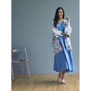 Luca Vanucci Pretty Pisa Linen Kimono