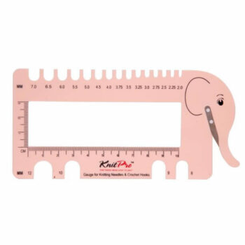 Knitpro Knitting Needle & Crochet Gauge With Yarn Cutter