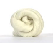 White Baby Royal Superfine Alpaca Roving 100g