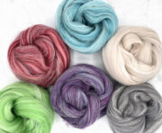 Merino & Alpaca Roving Alpine Mixed Pack 150g