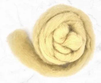 Pale Amber Felting Wool 100g