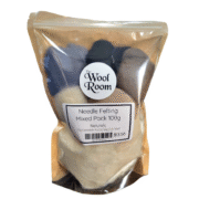 Needle Felting Mixed Pack 100g Neutrals