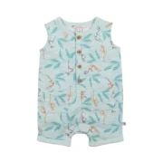 Fox & Finch Monkey Print Romper