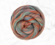 Merino Wool Roving 100g - Coral Reef