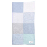 Uimi Frankie Cot Merino Wool Blanket  - Sky