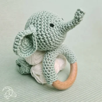 Hardicraft Elephant Rattle Crochet Kit