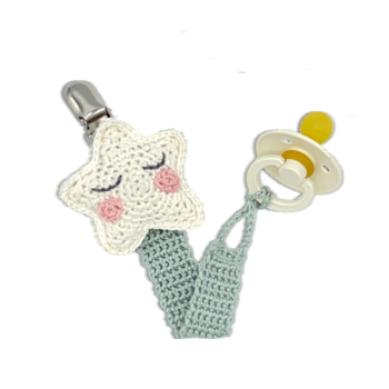 Hardicraft Pacifier Clip Star Crochet Kit