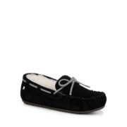 Emu Amity Sheepskin Moccasin - Dark Black