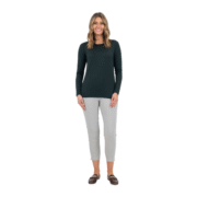 Maglia Merino Wool Crew Neck Long Sleeve Top
