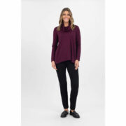 Maglia Merino Wool Cowl Neck Tunic