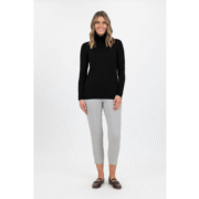 Maglia Merino Wool Roll Neck Top