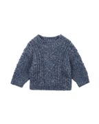 Bebe Blair Blue Cable Jumper