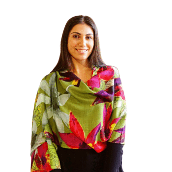 Tradition Textiles Merino Wool Flannel Orchid Scarf