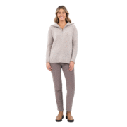 Bromley Lambswool Zip Polo Jumper