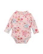 Fox & Finch Pink Bloom Long Sleeve Bodysuit