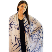 Tradition Textiles Merino Wool Fern Shadow Scarf