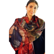 Tradition Textiles Merino Wool Skeins Scarf
