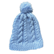 Wool Cable Baby Beanie