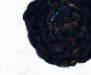 Sari Silk Roving 100g - Firecracker