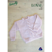 Naturally 4 Ply & 8 Ply Cable Jumper K443