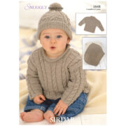 Sirdar Baby Sweaters, Hat & Blanket In 8 Ply 1648