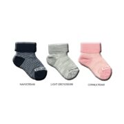 Columbine Wool Baby Kids Socks Folded Cuff