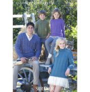 Sirdar Family Harrap Tweed DK Family Sweaters 7396