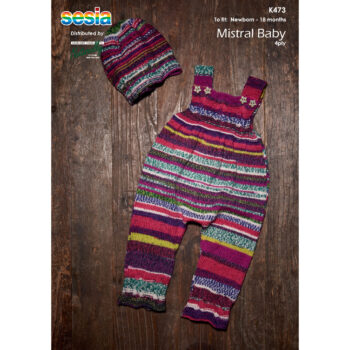 Sesia Mistral Baby 4 Ply Romper & Hat K473