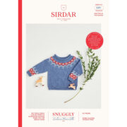 Sirdar Nordic Fair Isle Yoke Sweater in 4 Ply 5391